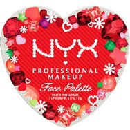 Nyx Professional Makeup Promo Xmas Edition Face Palette 1 брой, Коледен комплект грим – палитра с руж & сияен хайлайтър