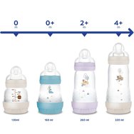Mam Easy Start Anti-Colic Plastic Bottle 0m+, 130ml, Код 353SU1c - Кремаво Mam Easy Start Anti-Colic Plastic Bottle 0m+, 130ml, Код 353SU1c - Кремаво