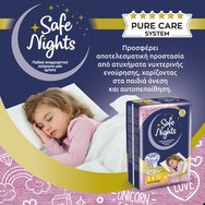 Babylino Safe Nights Girls 3-4 Years (12-22kg) Детски абсорбиращи гащички за нощна употреба за момичета 16 бр. Babylino Safe Nights Girls 3-4 Years (12-22kg) Детски абсорбиращи гащички за нощна употреба за момичета 16 бр.