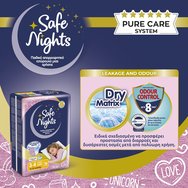 Babylino Safe Nights Girls 3-4 Years (12-22kg) Детски абсорбиращи гащички за нощна употреба за момичета 16 бр. Babylino Safe Nights Girls 3-4 Years (12-22kg) Детски абсорбиращи гащички за нощна употреба за момичета 16 бр.