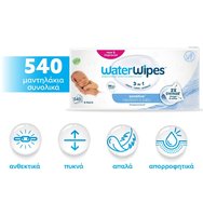 WaterWipes Baby Wipes 0m+, 540 броя (9x60 броя) WaterWipes Baby Wipes 0m+, 540 броя (9x60 броя)