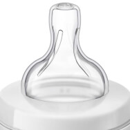 Avent Classic+ Полипропиленова бебешка бутилка със силиконов накрайник 1m+ 260ml SCF821/11 - Leopard Camel