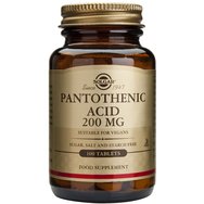 Solgar Pantothenic Acid 200mg 100tabs