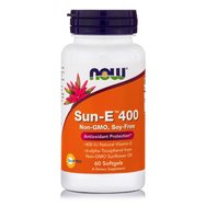 Now Foods Sun-E 400 Хранителна добавка Витамин Е от слънчогледово масло, мощен антиоксидант 60 Softgels