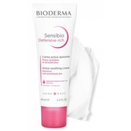 Bioderma Sensibio Defensive Rich Active Soothing Cream Богат крем за лице, шия за хидратация и защита 40ml