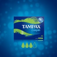 Tampax Compak Super Тампон с висока абсорбция със среден до висок поток 16 бр