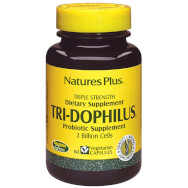 Natures Plus Tri-Dophilus Хранителна добавка, която осигурява здрава чревна флора 60Veg.Caps