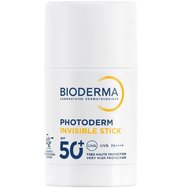 Bioderma Photoderm Invisible Spf50+ Stick Слънцезащитен стик с много висока защита за лице, шия и деколте за матов ефект 15g