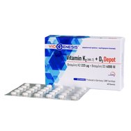 Viogenesis Vitamin K2 MK-7 & D3 Depot 225 μg 4000 IU 60tabs