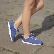 Scholl Shoes Wind Step Сини анатомични обувки, осигуряват правилна стойка и естествена, безболезнена походка 1 чифт