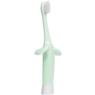 Dr Brown\'s Infant To Toddler 0-3 Years Toothbrush Бебешка четка за зъби с меки силиконови влакна за първите зъбки & венците на бебето 1 брой - Мента Слонче Dr Brown\'s Infant To Toddler 0-3 Years Toothbrush Бебешка четка за зъби с меки силиконови влакна за първите зъбки & венците на бебето 1 брой - Мента Слонче