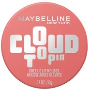 Maybelline Cloudtopia Cheek & Lip Mousse Матов мус за бузи и устни с лека текстура и наситен цвят 5g - 09 Dreamy Dawn