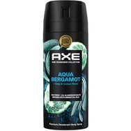 Axe Aqua Bergamot Premium Deodorant Body Spray 150ml - Мъжки дезодорант спрей за тяло с аромат на бергамот и градински чай Axe Aqua Bergamot Premium Deodorant Body Spray 150ml - Мъжки дезодорант спрей за тяло с аромат на бергамот и градински чай
