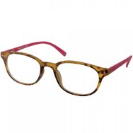 Eyelead Pocket Reading Glasses Grade 2 Red - Tortoiseshell 1 бр - Предварително монтирани очила за четене с 2 мм междузенично разстояние, цвят костенурка, червени