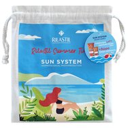 Rilastil PROMO PACK Sun System Baby Velvet Face, Body Lotion Spf50+, 200ml & Подарък Velvet Face, Neck Cream Spf50+, 50ml & Торбичка - Слънцезащитен лосион за лице, тяло с много висока защита за бебета, деца и слънцезащитен крем за лице, шия с много висока защита Rilastil PROMO PACK Sun System Baby Velvet Face, Body Lotion Spf50+, 200ml & Подарък Velvet Face, Neck Cream Spf50+, 50ml & Торбичка - Слънцезащитен лосион за лице, тяло с много висока защита за бебета, деца и слънцезащитен крем за лице, шия с много висока защита
