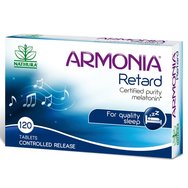 Nathura Armonia Retard Certified Purity Melatonin 1mg, 120tabs - Сертифицирана хранителна добавка с мелатонин с контролирано освобождаване Nathura Armonia Retard Certified Purity Melatonin 1mg, 120tabs - Сертифицирана хранителна добавка с мелатонин с контролирано освобождаване