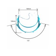 Tetraform Прозрачен щит за лице 1 брой