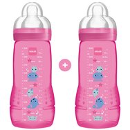 Mam Promo Easy Active Baby Bottle Fairy Tale 4m+ код 365S 2x330ml - фуксия