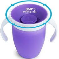 Munchkin Miracle 360 Trainer Cup 6m+, 207ml - Лилаво