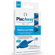 Plac Away Triple Action Iterdental Brushes Extra Soft 6 бр - ISO 3 / 0.6mm