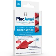 Plac Away Triple Action Iterdental Brushes Extra Soft 6 бр - ISO 2 / 0.5mm