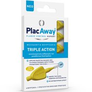 Plac Away Triple Action Iterdental Brushes Extra Soft 6 бр - ISO 4 / 0.7mm