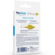 Plac Away Triple Action Iterdental Brushes Extra Soft 6 бр - ISO 4 / 0.7mm