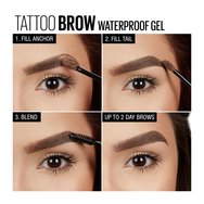 Maybelline Tattoo Brow Waterproof Gel 5ml - 06 Deep Brown Maybelline Tattoo Brow Waterproof Gel 5ml - 06 Deep Brown