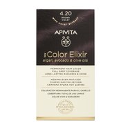 Apivita My Color Elixir Permanent Hair Color 1 Брой - 4.20 Виолетово кафяво
