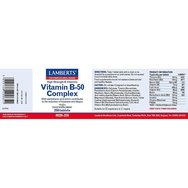 Lamberts Vitamin B-50 Complex 250tabs