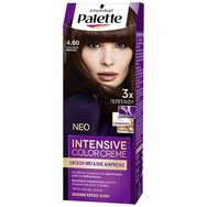 Schwarzkopf Palette Intensive Hair Color Creme Kit 1 Брой - 4.60 Кестеняво кафяво - Крем за трайна боя за коса за интензивен дълготраен цвят и грижа