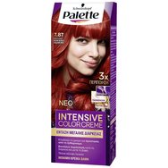Schwarzkopf Palette Intensive Hair Color Creme Kit 1 Парче - 7,87 интензивен червен бронз - Крем за трайна боя за коса за интензивен дълготраен цвят и грижа