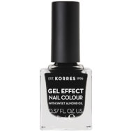 Korres Gel Effect Nail Colour 11ml - 100 Black