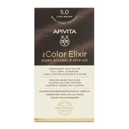 Apivita My Color Elixir Permanent Hair Color 1 Брой - 5.0 Светло кафяво