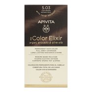 Apivita My Color Elixir Permanent Hair Color 1 Брой - 5.03 Светлокафяв натурален мед