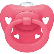Nuk Signature Orthodontic Silicone Soother 18-36m 1 бр, Код 10.520.449 - фуксия