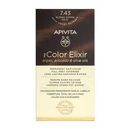 Apivita My Color Elixir Permanent Hair Color 1 Брой - 7.43 Руса медна мед