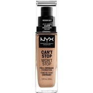 NYX Professional Makeup Can\'t Stop Won\'t Stop Full Coverage Foundation 30ml - 10.5 Medium Buff NYX Professional Makeup Can\'t Stop Won\'t Stop Full Coverage Foundation 30ml - 10.5 Medium Buff