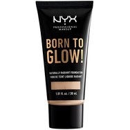 NYX Professional Makeup Born To Glow Naturally Radiant Foundation 30ml - 2 Alabaster NYX Professional Makeup Born To Glow Naturally Radiant Foundation 30ml - 2 Alabaster