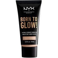NYX Professional Makeup Born To Glow Naturally Radiant Foundation 30ml - 3 Porcelain NYX Professional Makeup Born To Glow Naturally Radiant Foundation 30ml - 3 Porcelain