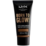 NYX Professional Makeup Born To Glow Naturally Radiant Foundation 30ml - 19 Mocha