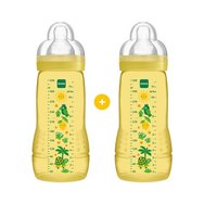 Mam Promo Easy Active Baby Bottle Fairy Tale 4m+ код 365S 2x330ml - Жълто