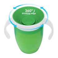 Munchkin Miracle 360 Trainer Cup 6m+, 207ml - Светло зелено