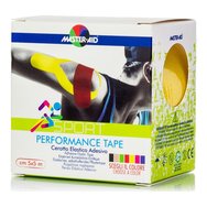 Master Aid Sport Performance Kinesio Adhesive Elastic Tape Жълт 5mx5cm 1 бр - Залепваща еластична лента за превръзки Master Aid Sport Performance Kinesio Adhesive Elastic Tape Жълт 5mx5cm 1 бр - Залепваща еластична лента за превръзки