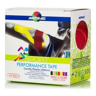 Master Aid Sport Performance Kinesio Adhesive Elastic Tape Червен 5mx5cm 1 бр - Залепваща еластична лента за превръзки Master Aid Sport Performance Kinesio Adhesive Elastic Tape Червен 5mx5cm 1 бр - Залепваща еластична лента за превръзки