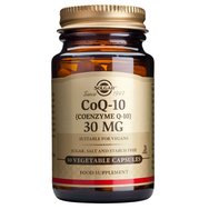Solgar Coenzyme CoQ-10 30mg 30veg.caps - Хранителна добавка с коензим Q10 с антиоксидантно и против стареене действие