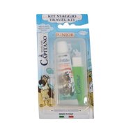 Pasta Del Capitano Travel Kit Junior 20ml - Зелено - Детски комплект за устна хигиена от 6 години, с четка и паста за зъби