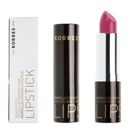 Korres Morello Creamy Lipstick 3,5gr - 19Силно искрящо - Червило за стабилен и блестящ резултат Korres Morello Creamy Lipstick 3,5gr - 19Силно искрящо - Червило за стабилен и блестящ резултат