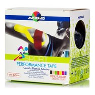 Master Aid Sport Performance Kinesio Adhesive Elastic Tape Черен 5mx5cm 1 бр - Залепваща еластична лента за превръзки Master Aid Sport Performance Kinesio Adhesive Elastic Tape Черен 5mx5cm 1 бр - Залепваща еластична лента за превръзки