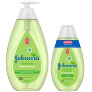 Johnson\'s PROMO PACK Baby Shampoo Chamomile 750ml & Допълнително количество подарък 300ml Johnson\'s PROMO PACK Baby Shampoo Chamomile 750ml & Допълнително количество подарък 300ml